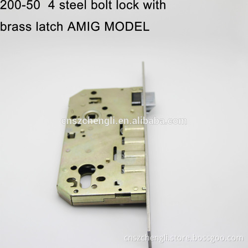 Door lock body 50mm backset for Mexico market